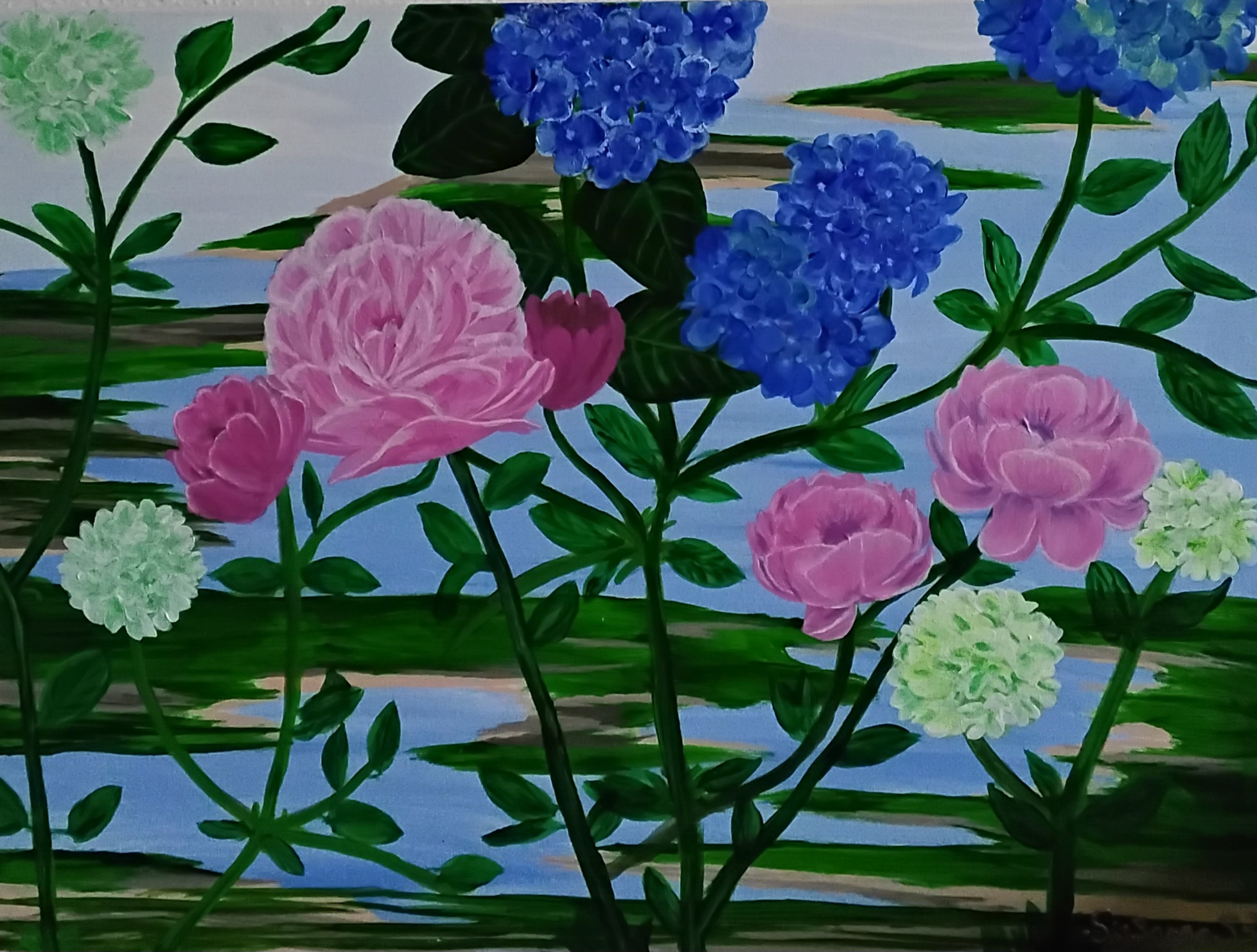 Blomsteridyl – malerier af Susanne Sørensen