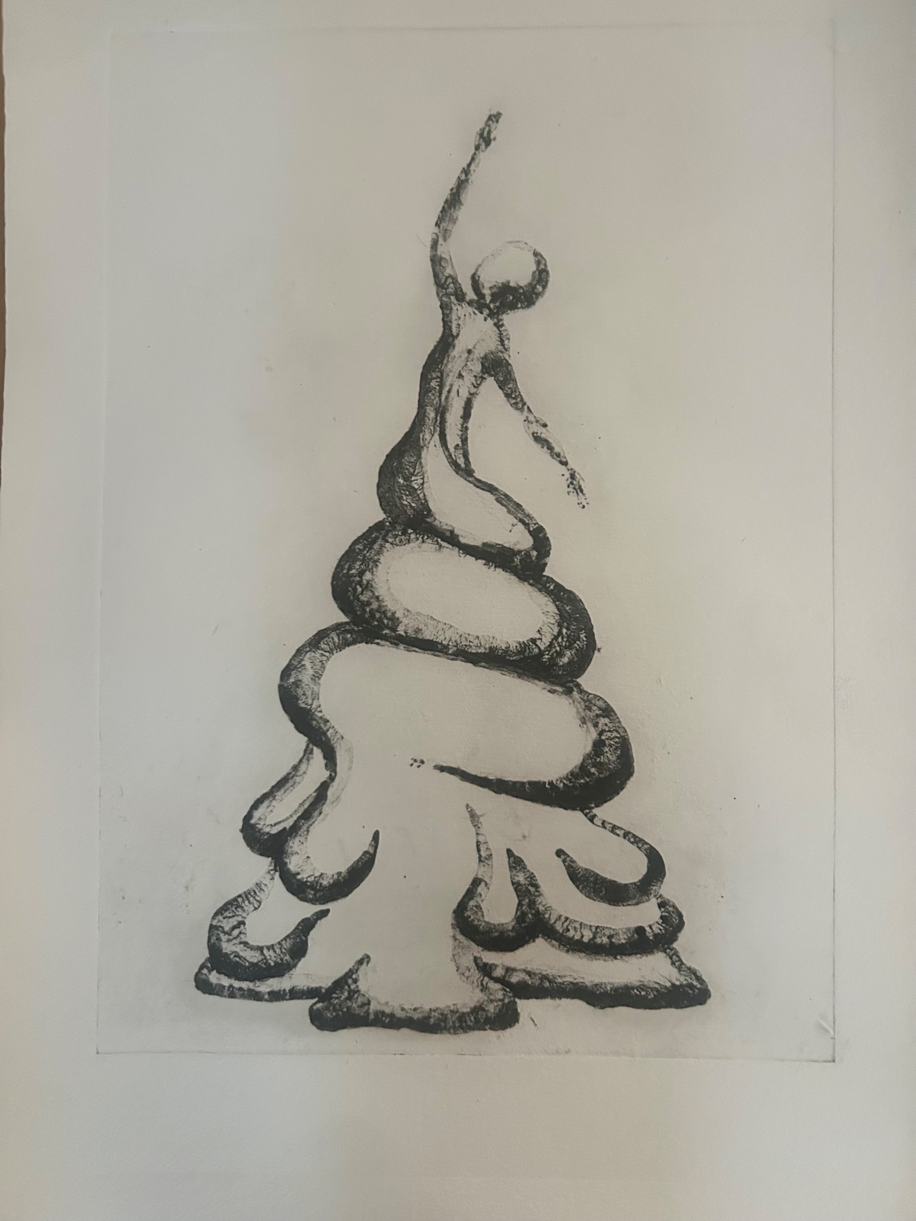 Dans – tryk/grafik af Maria Blaaberg