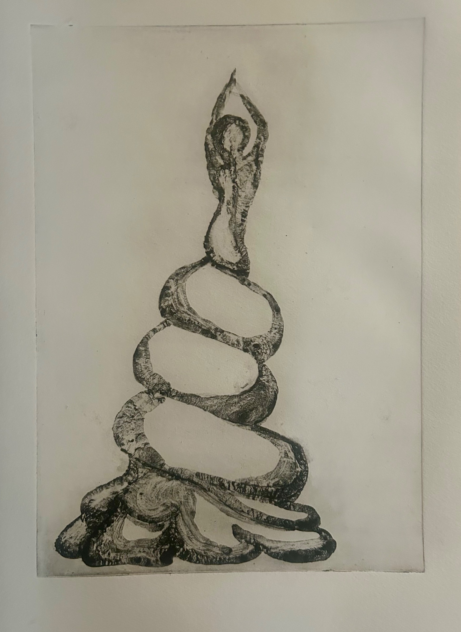 Dans 2 – tryk/grafik af Maria Blaaberg