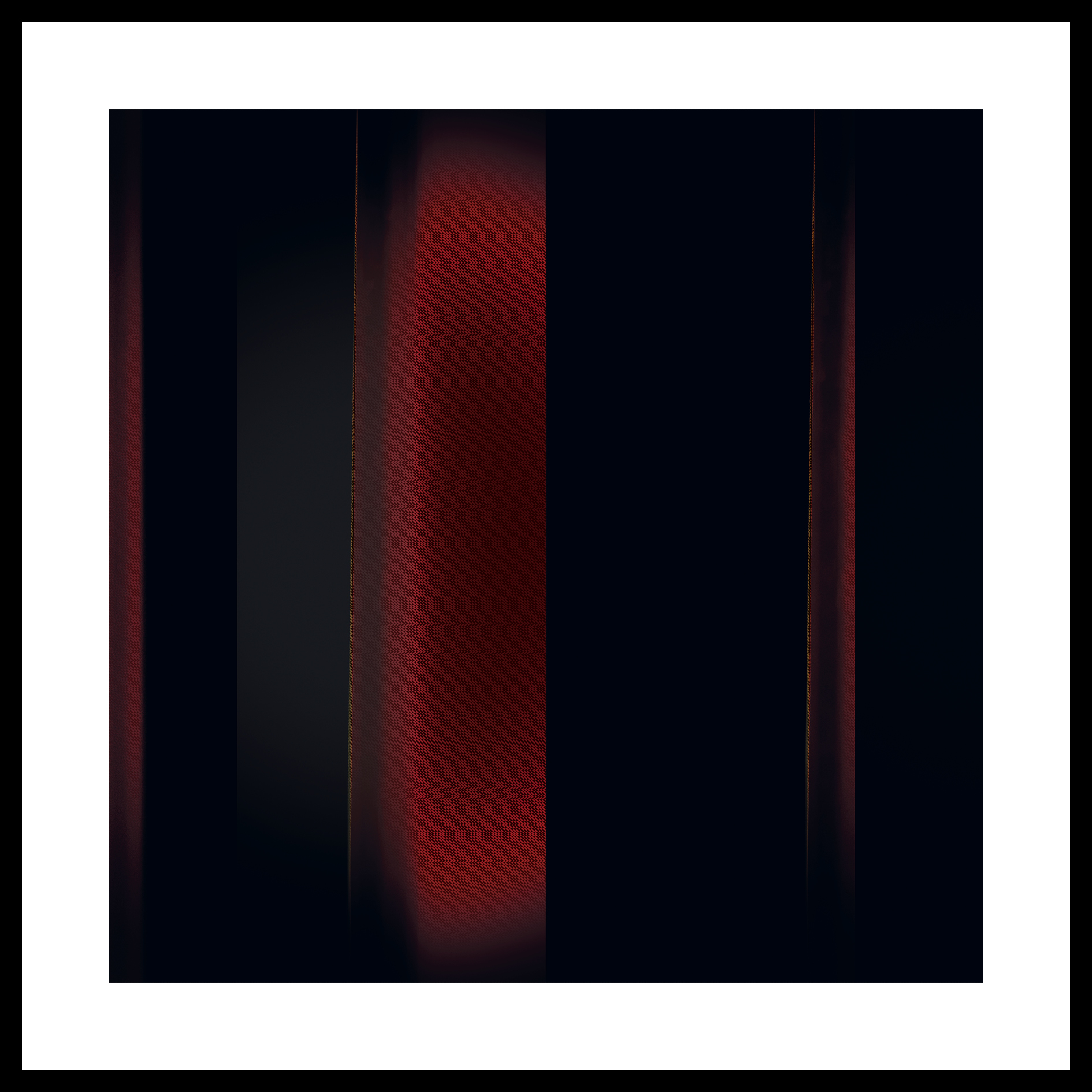 GOLDEN LIGHT IN RED ROOM #2 – tryk/grafik af CHRIST FLINT
