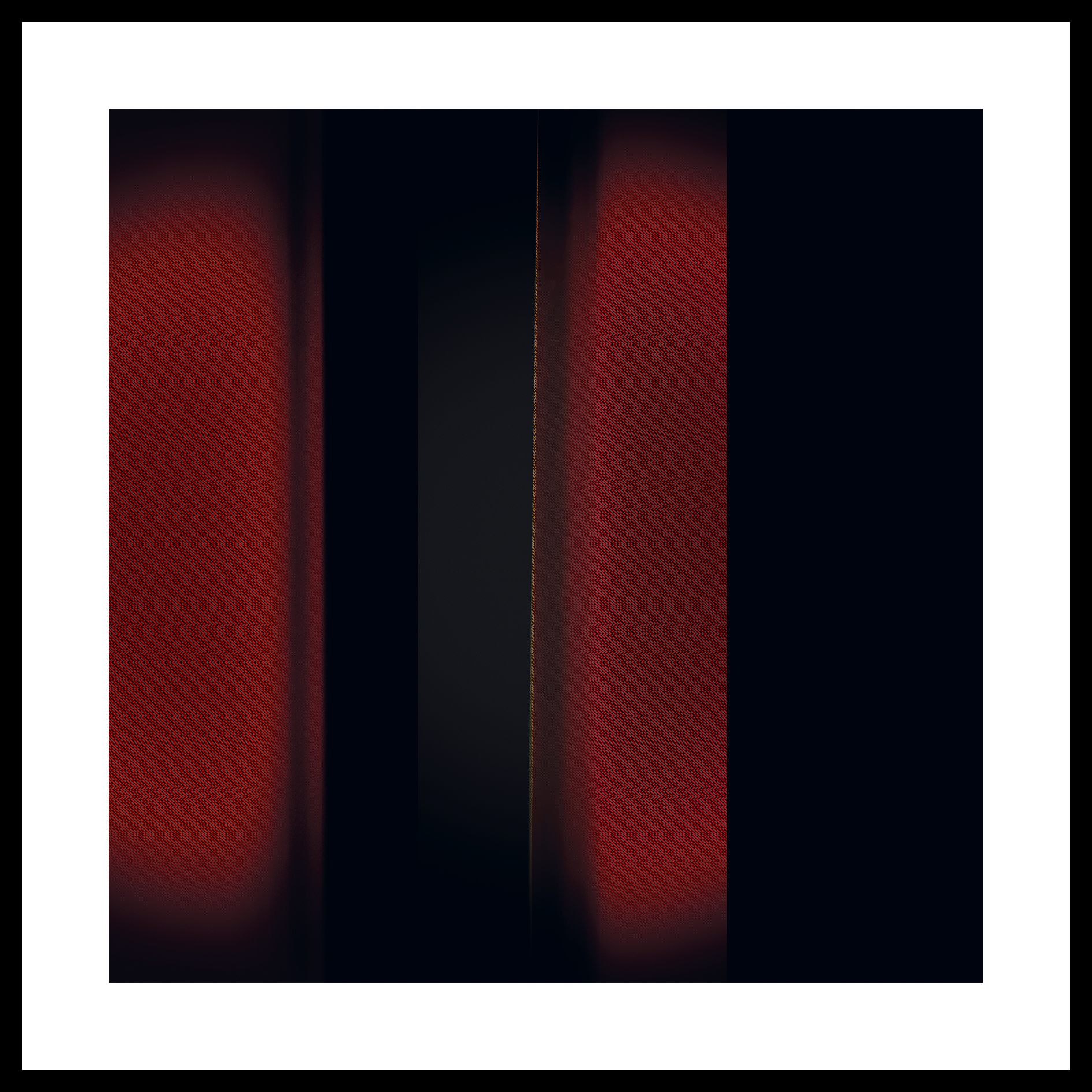 GOLDEN LIGHT IN RED ROOM #1 – tryk/grafik af CHRIST FLINT