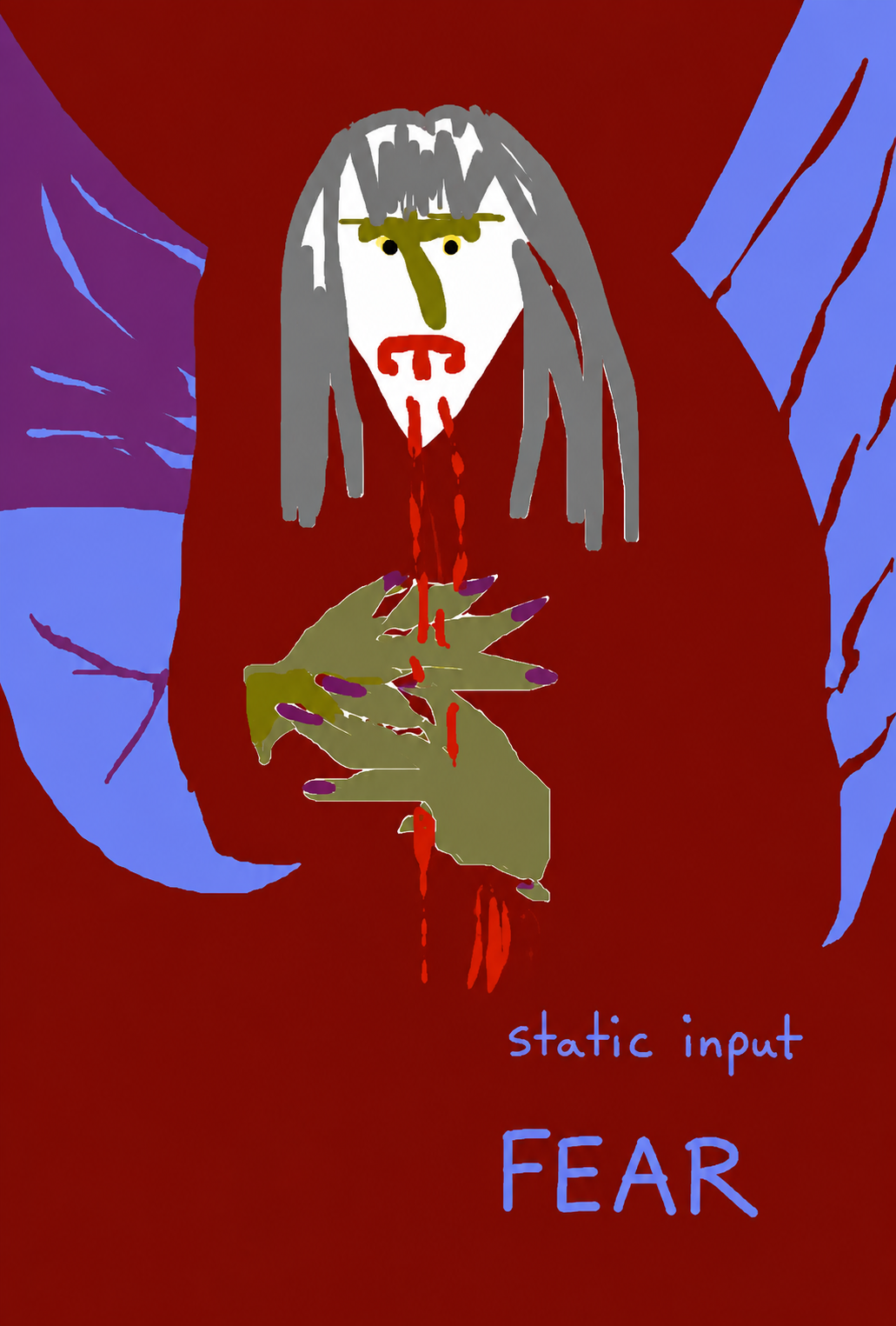 Static input FEAR – digital kunst af Hanne Clemens