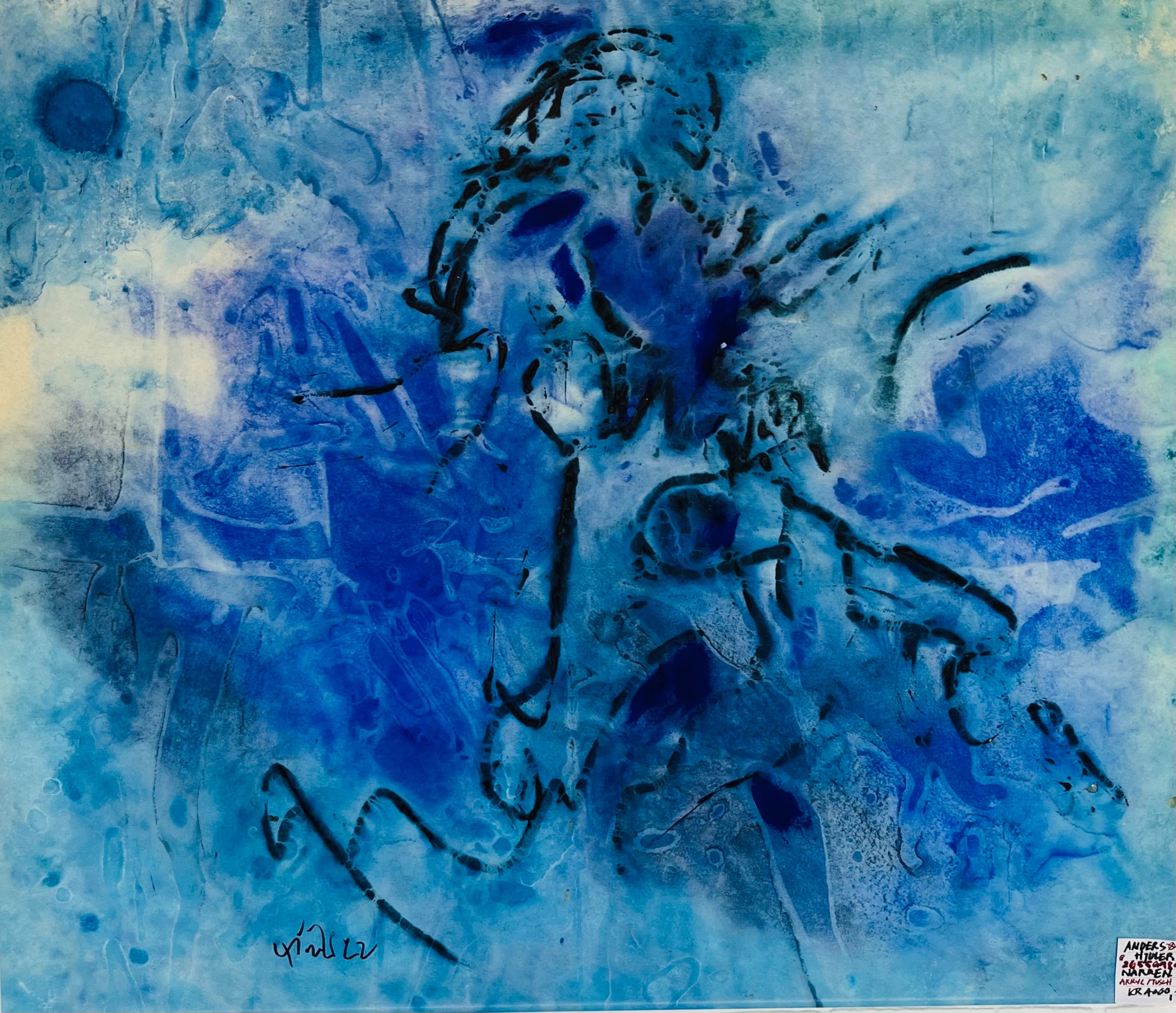 Narren – mixed media af Anders Hjuler