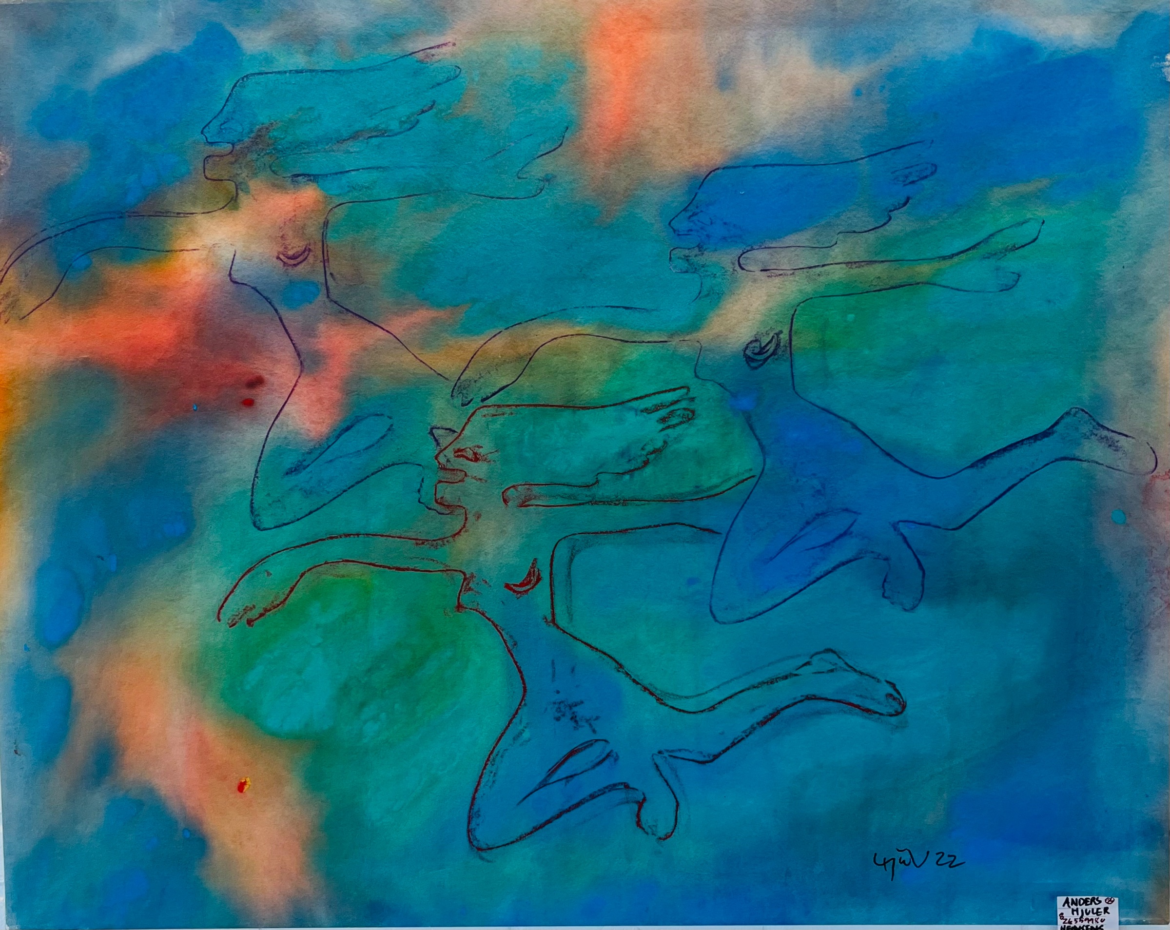 Heinesens flyvende musern – mixed media af Anders Hjuler