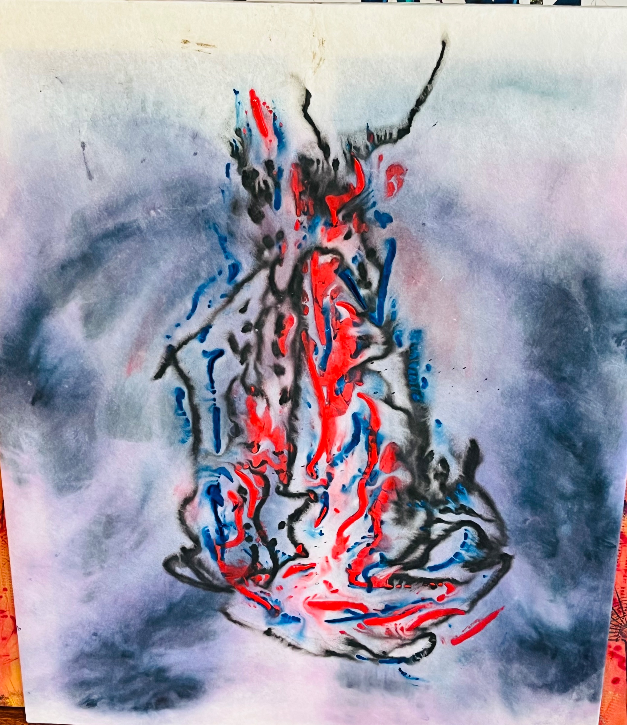 Tyngde Talisman – mixed media af Anders Hjuler