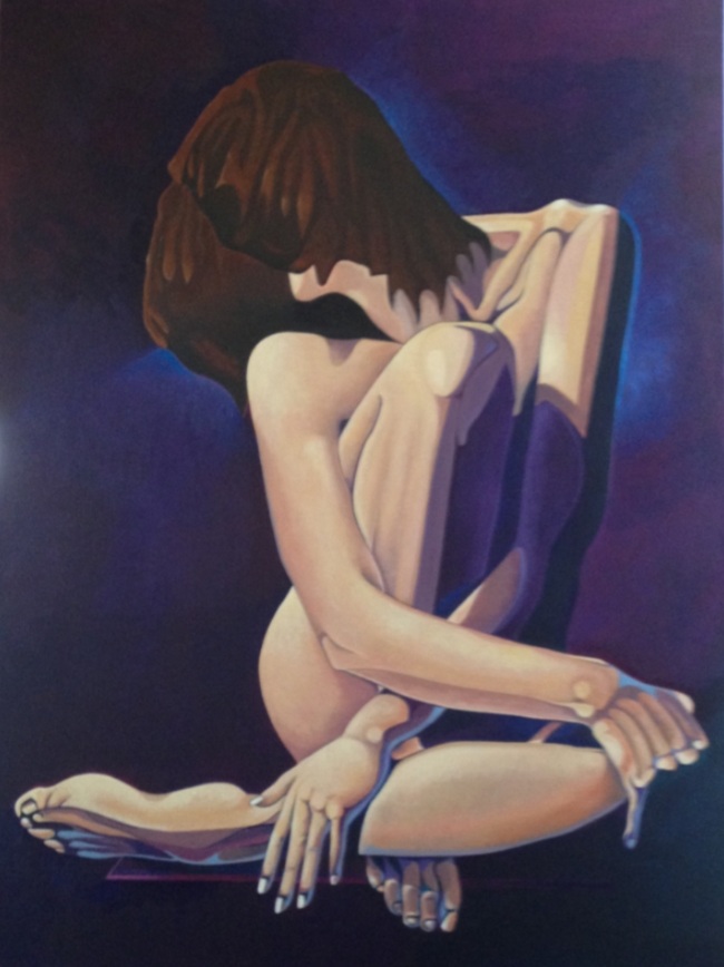 Sårbar – malerier af Naked Art