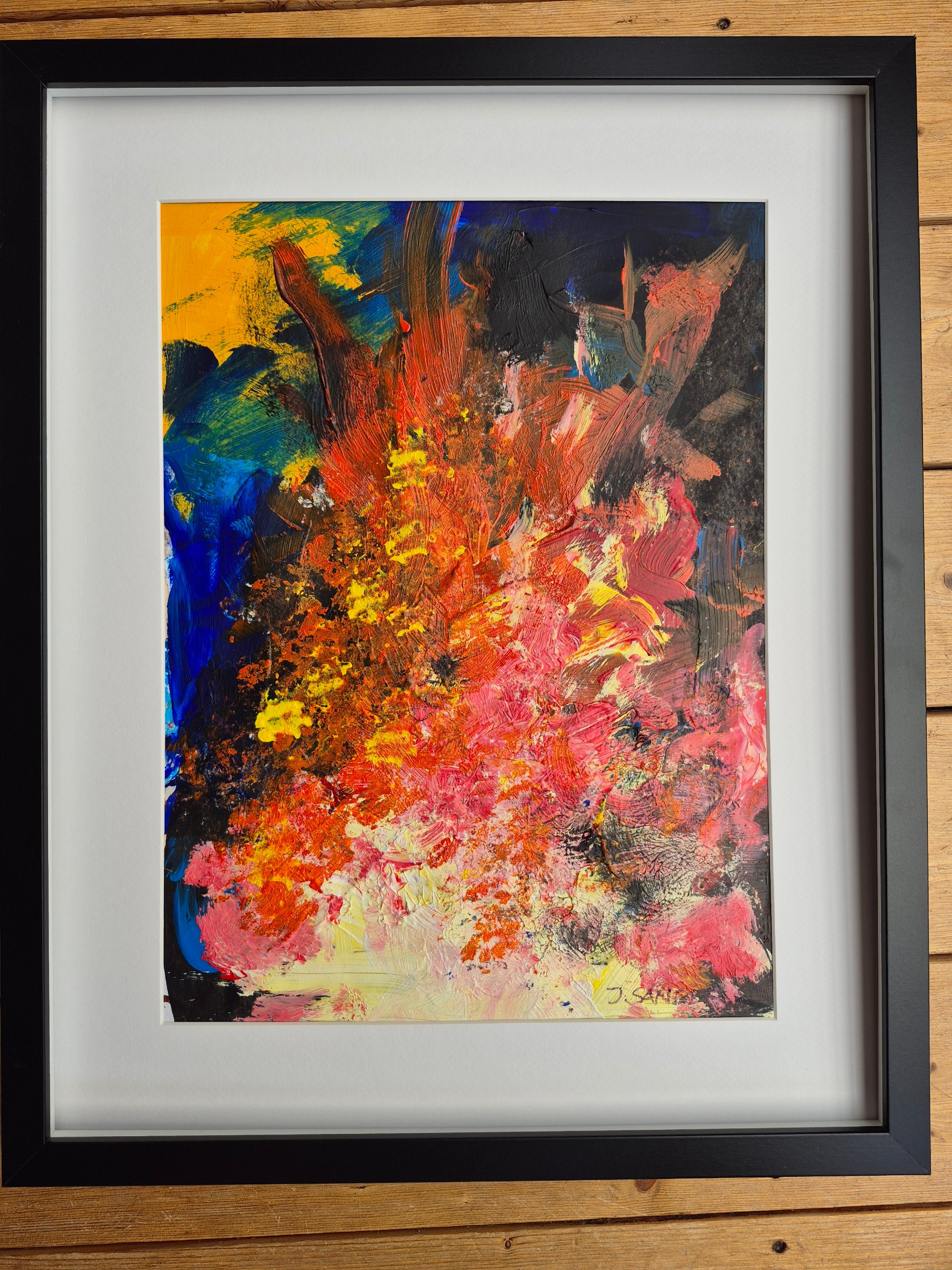 Flamingo – malerier af J.Sander