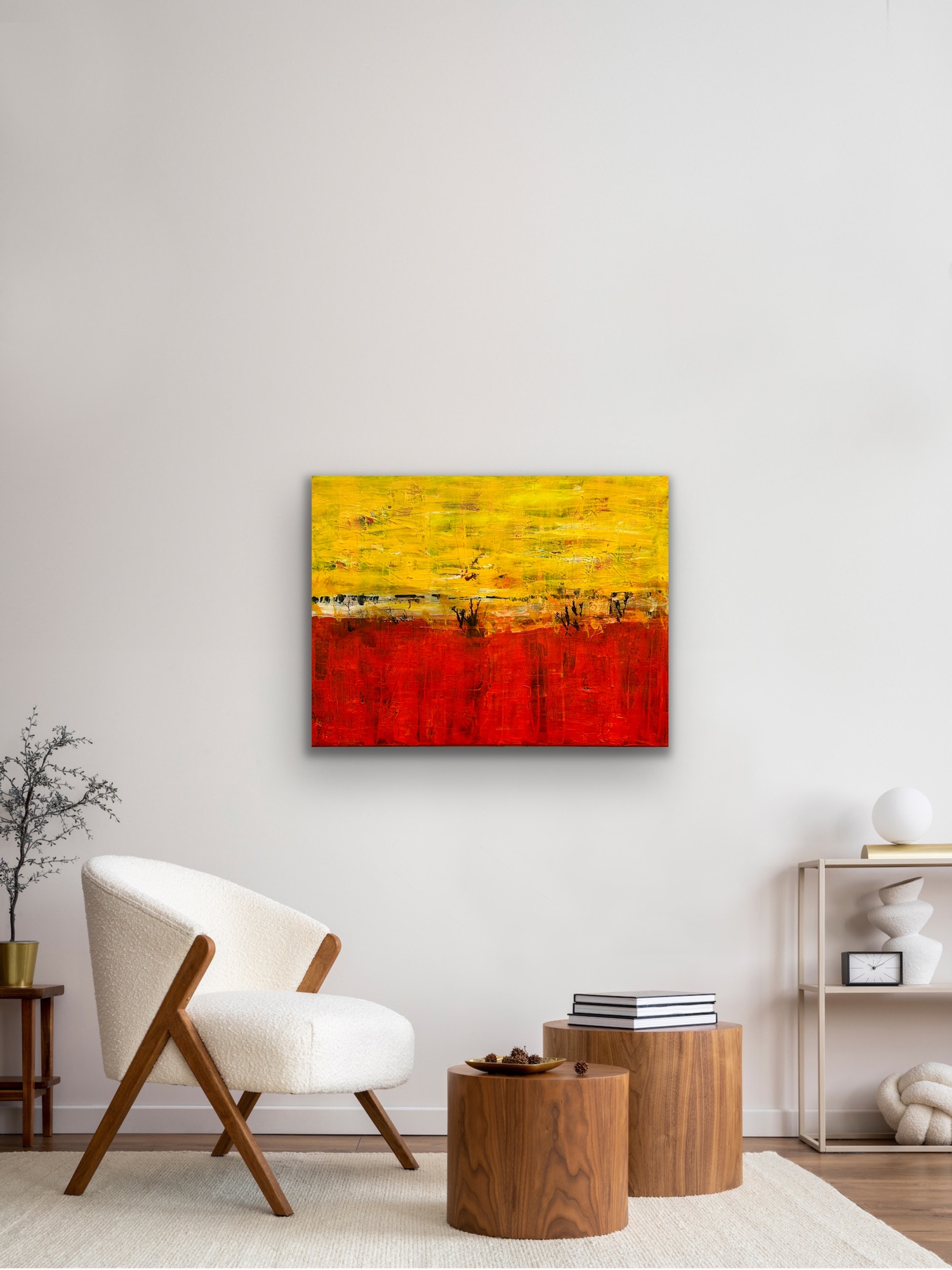 Kindly evening – malerier af inge