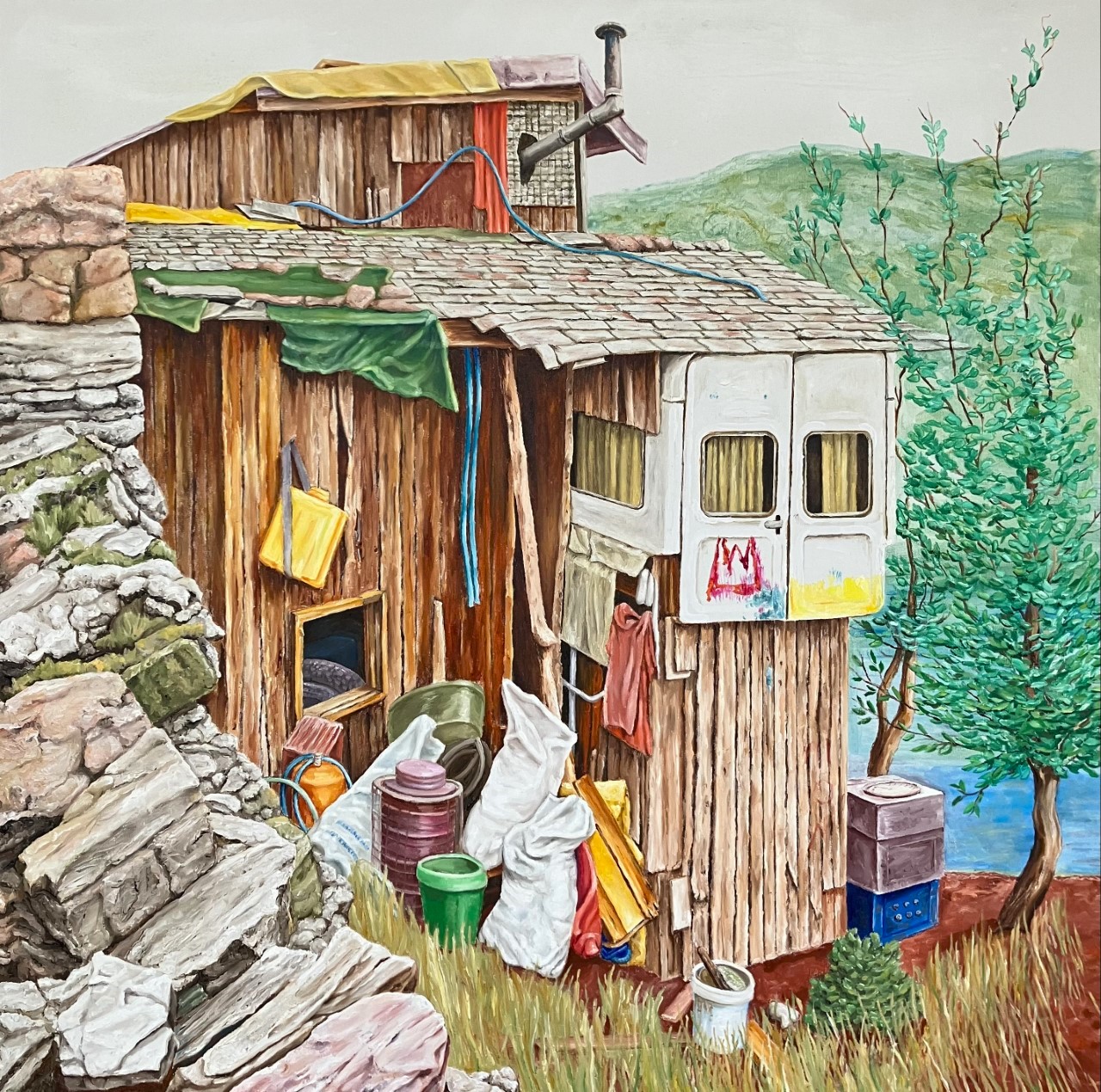Bolig – malerier af Kim Kartholm