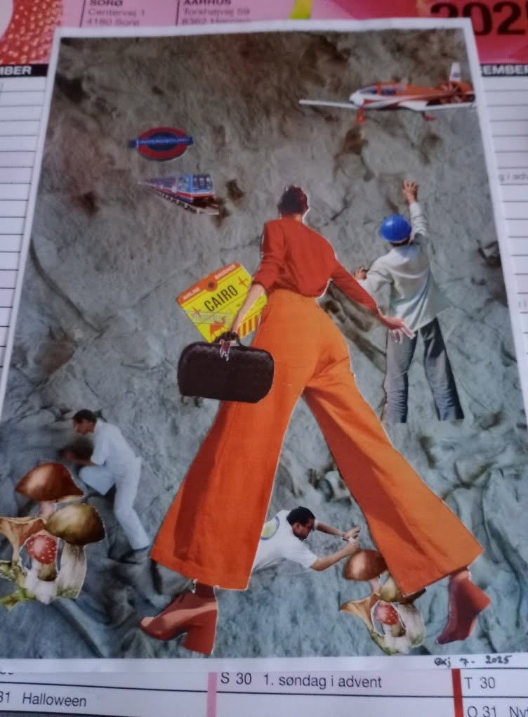 Woman – collager af Gitte Kjærgaard Jensen