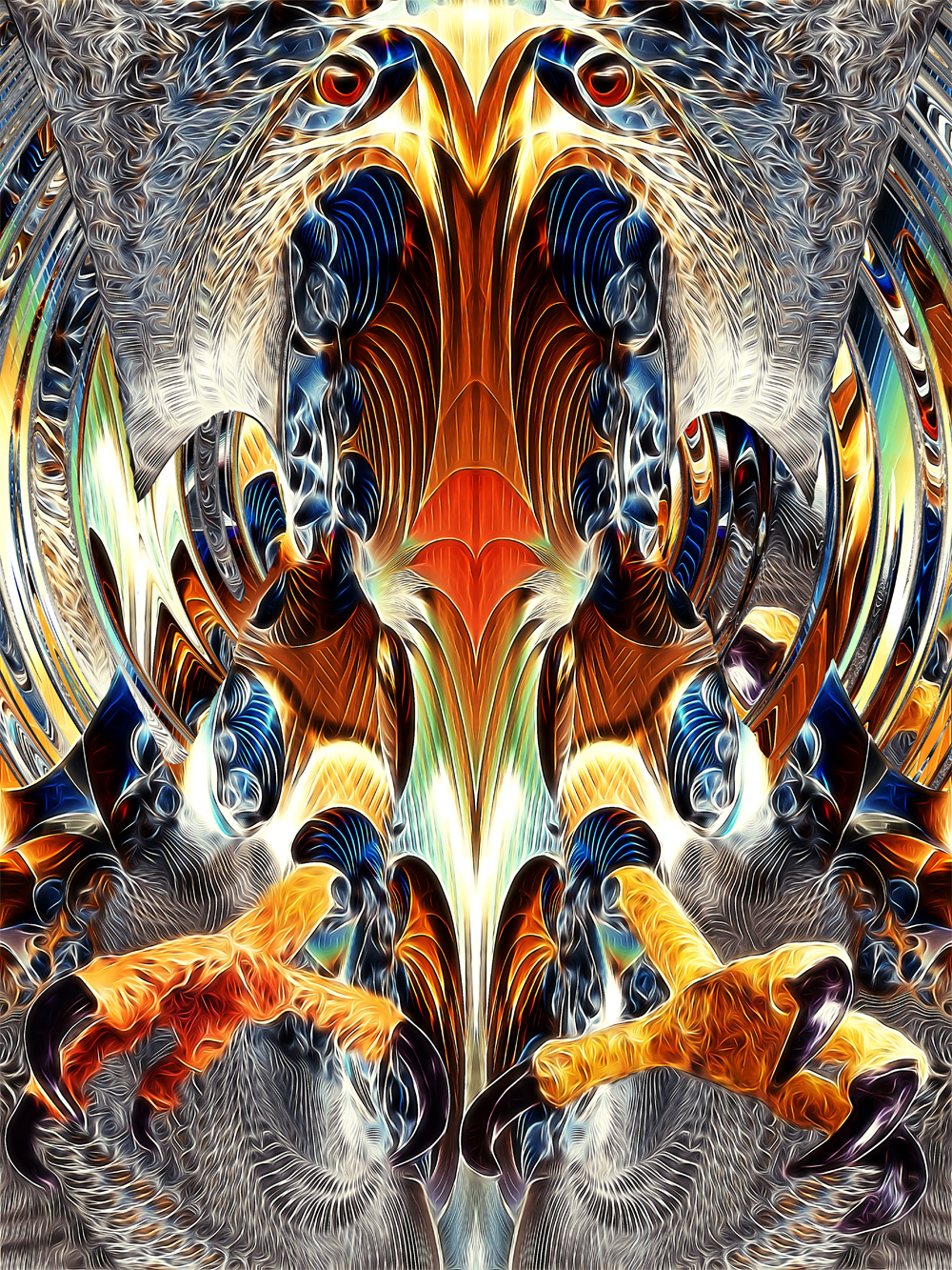 Bird of Prey – digital kunst af Robin Petersen
