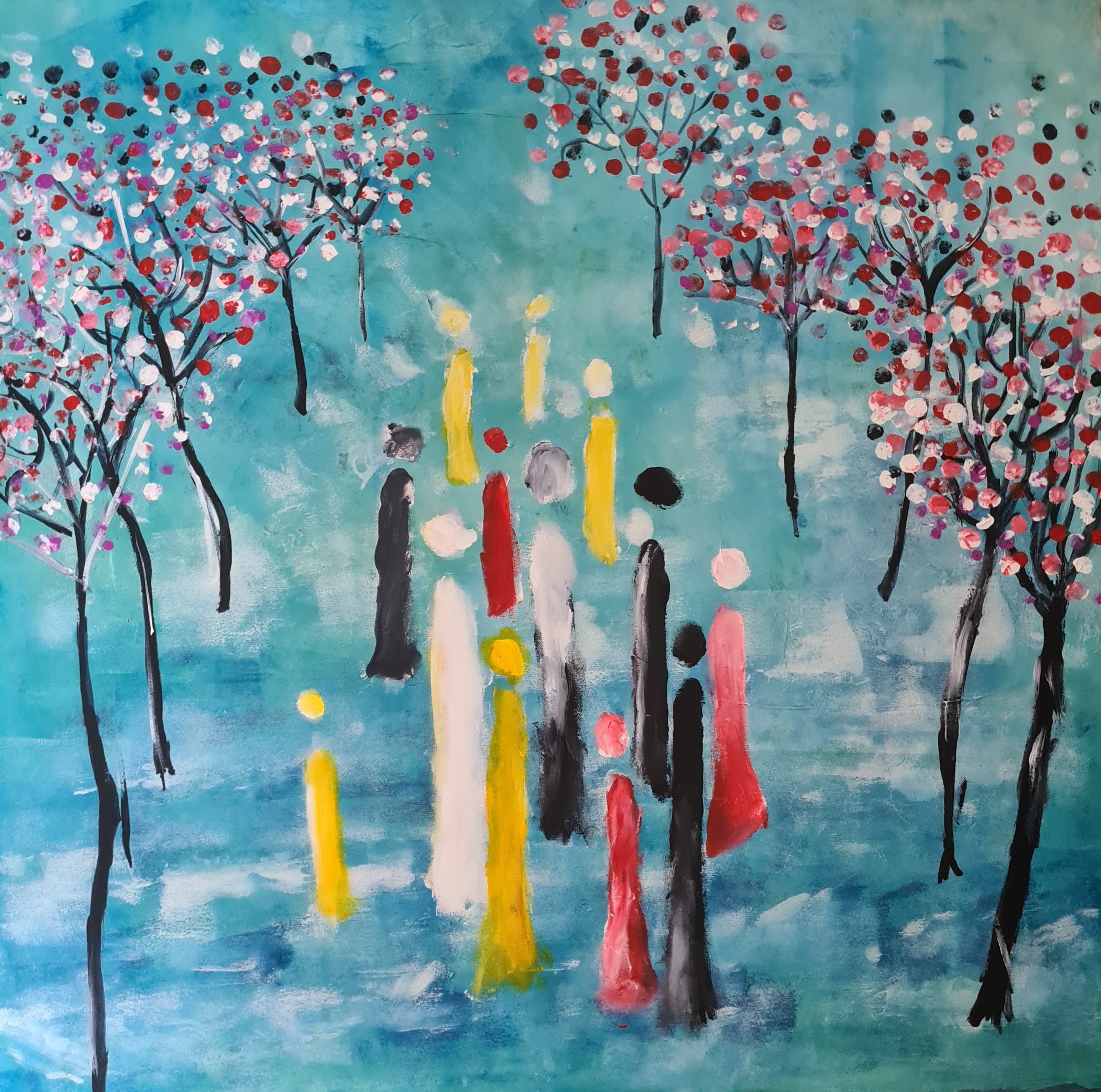 vandring – malerier af inger andersen