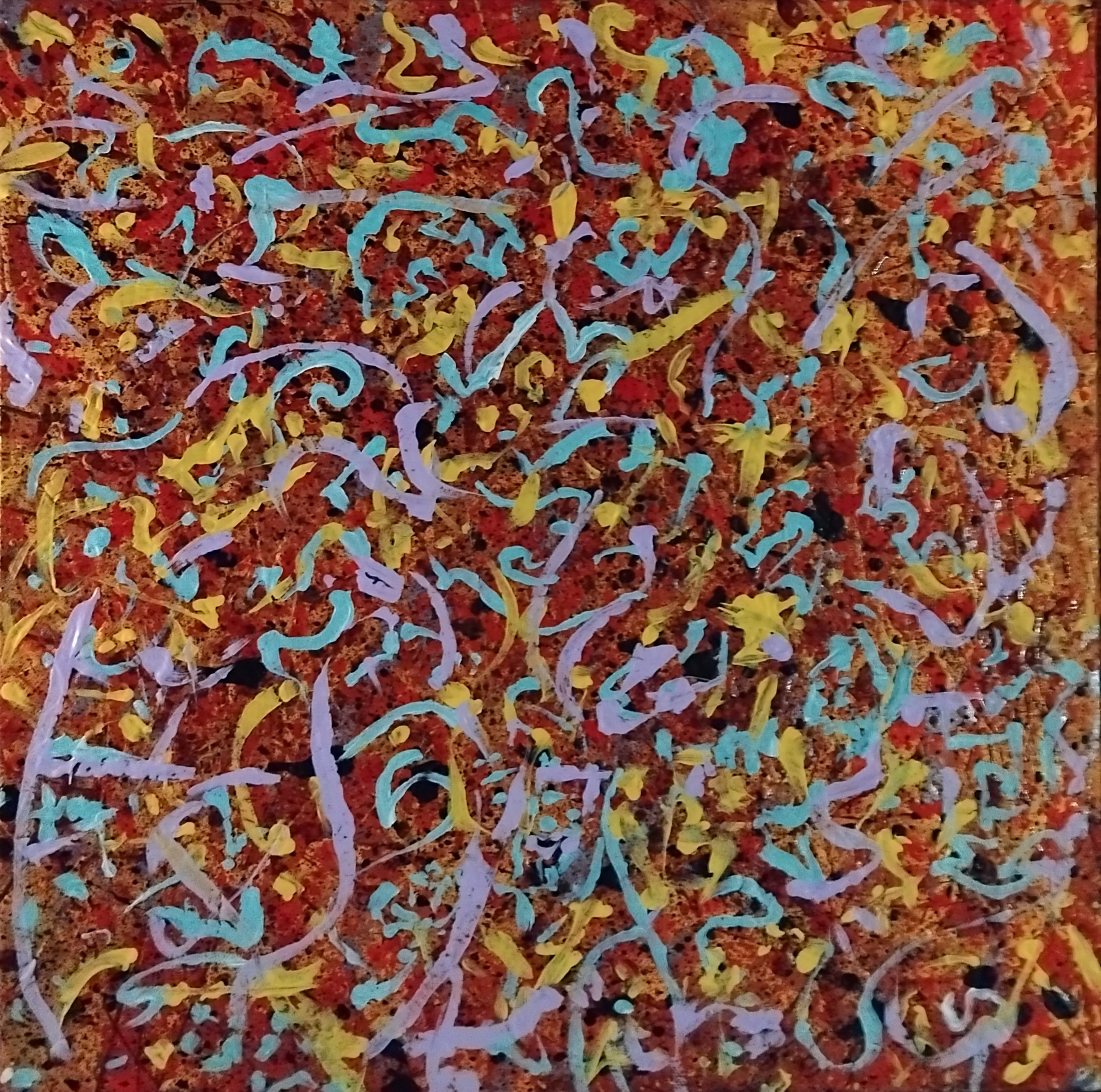 Writings In The Fire – malerier af Shayne Sway