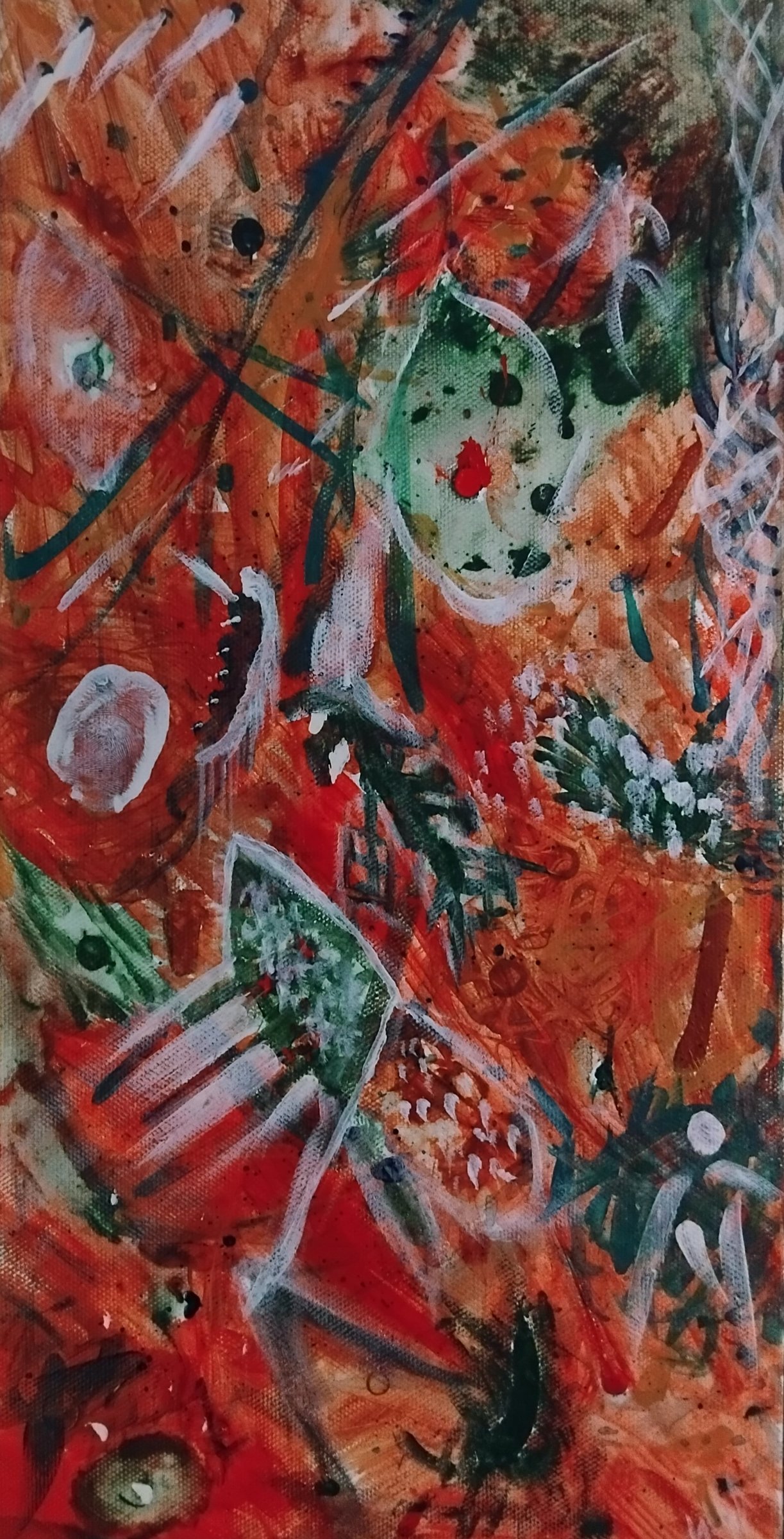 Modern Cave-Art – malerier af Shayne Sway