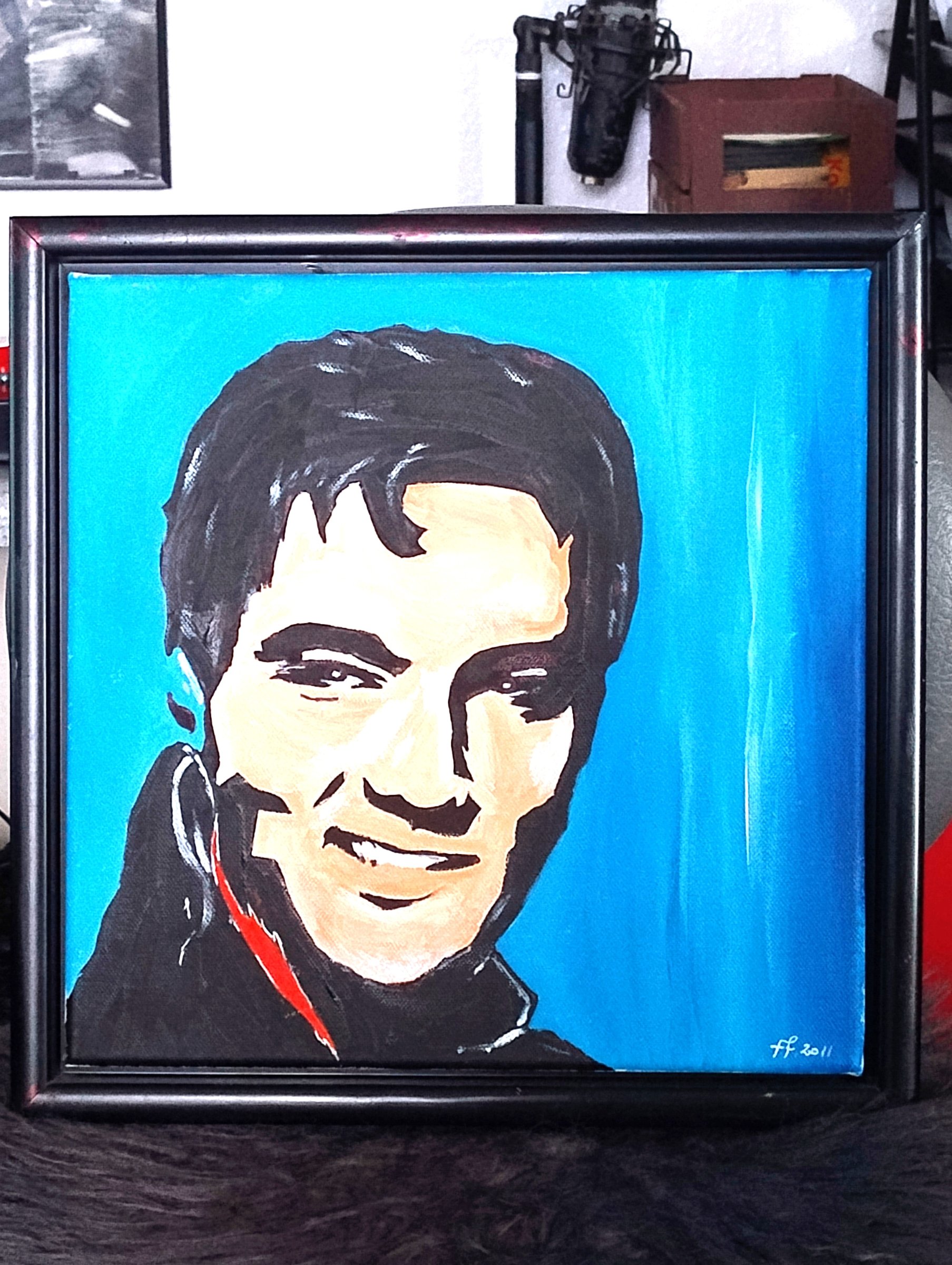 Elvis – malerier af Fritz Jensen