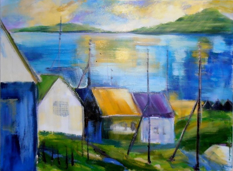 Hus ved fjorden
