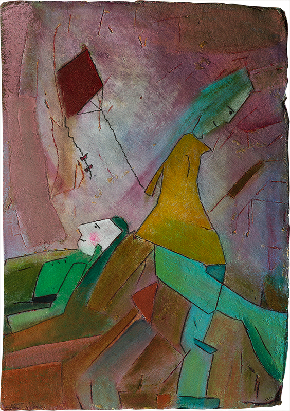Girl with kite