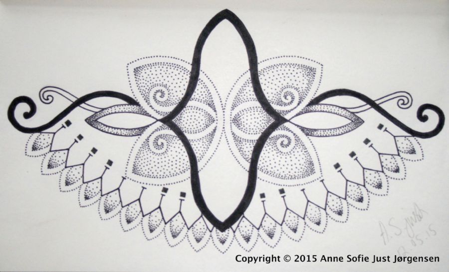 Polynesian inspired sketch
