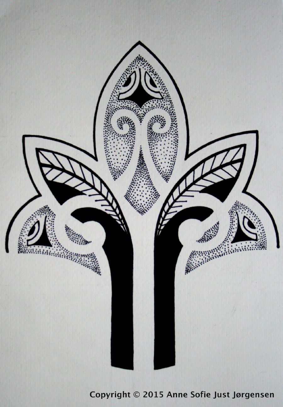 Polynesian/maori inspired sketch