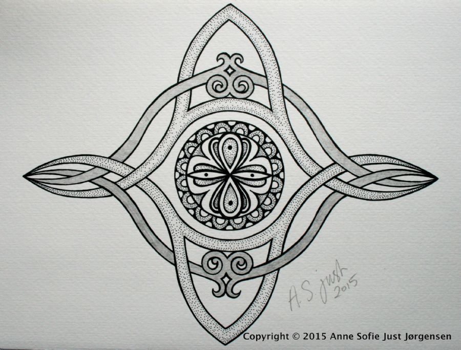 Nordisk/maori inspireret sketch