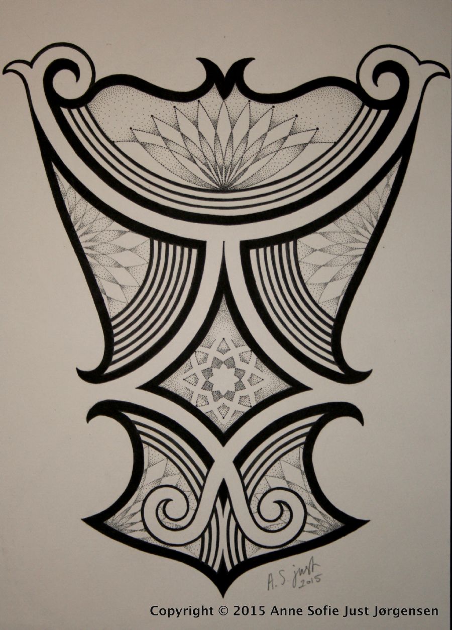 Semi maori/mandala inspired back piece