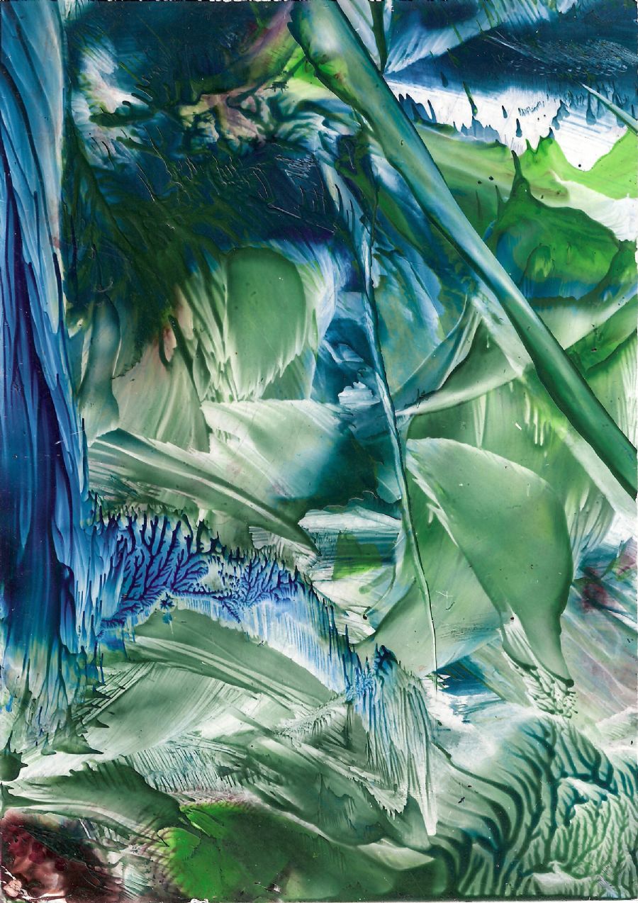 River in green