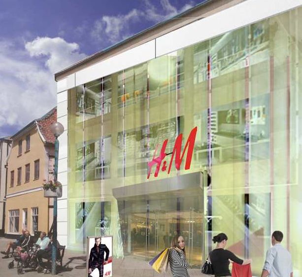 Forslag til Facade H&M i Naksov