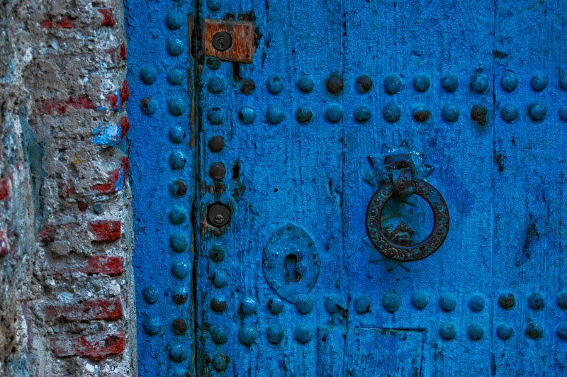 Blue intrance