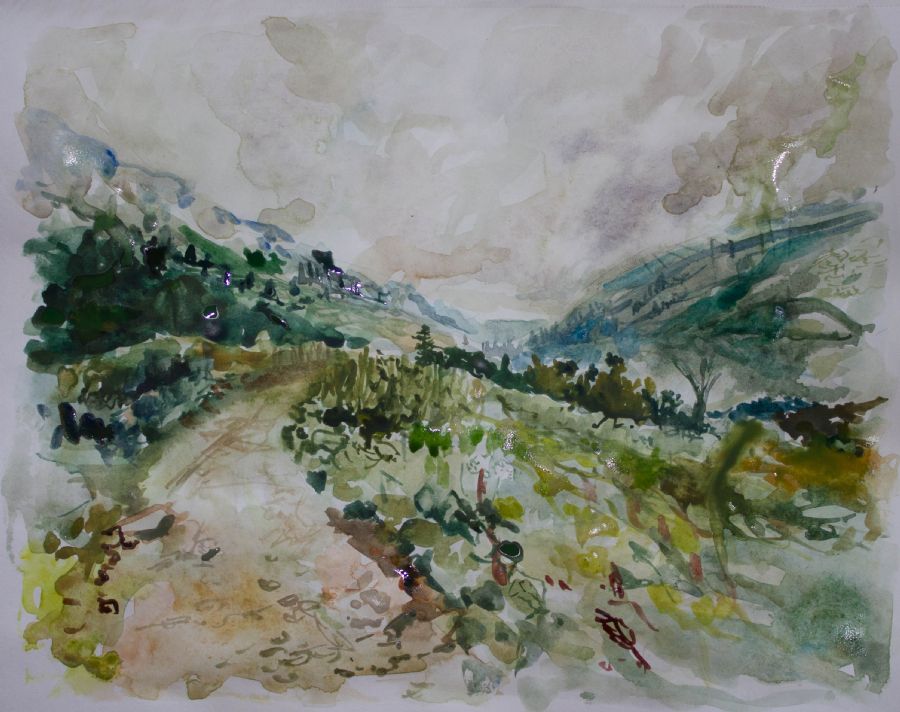 The mountains