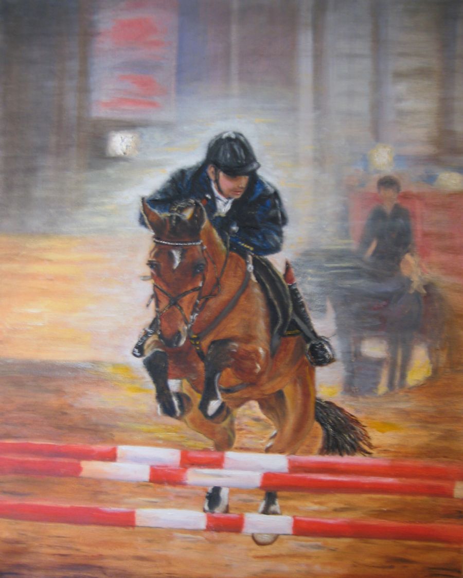 Ridebanespringning!