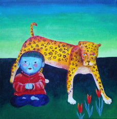 "Dreng med leopard"