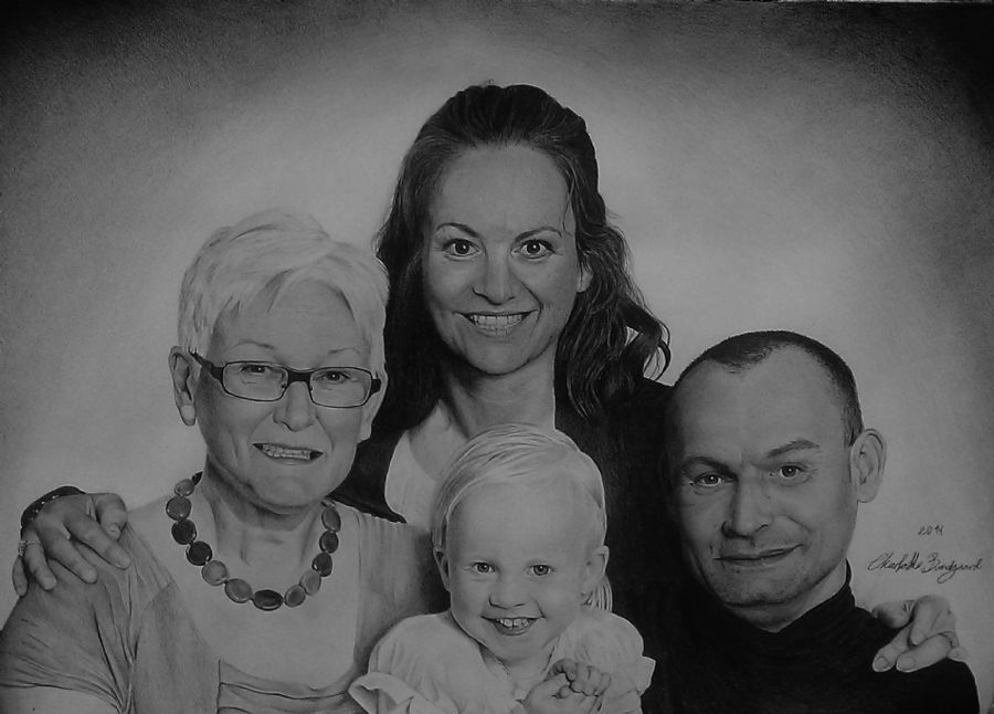 Familie portræt