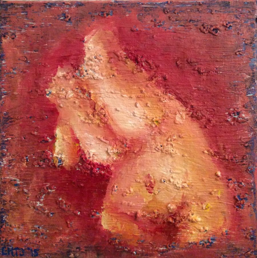 Roteret kvindetorso