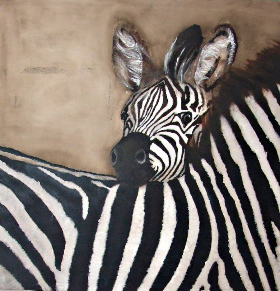 Dusk in the Reserve - Zebras