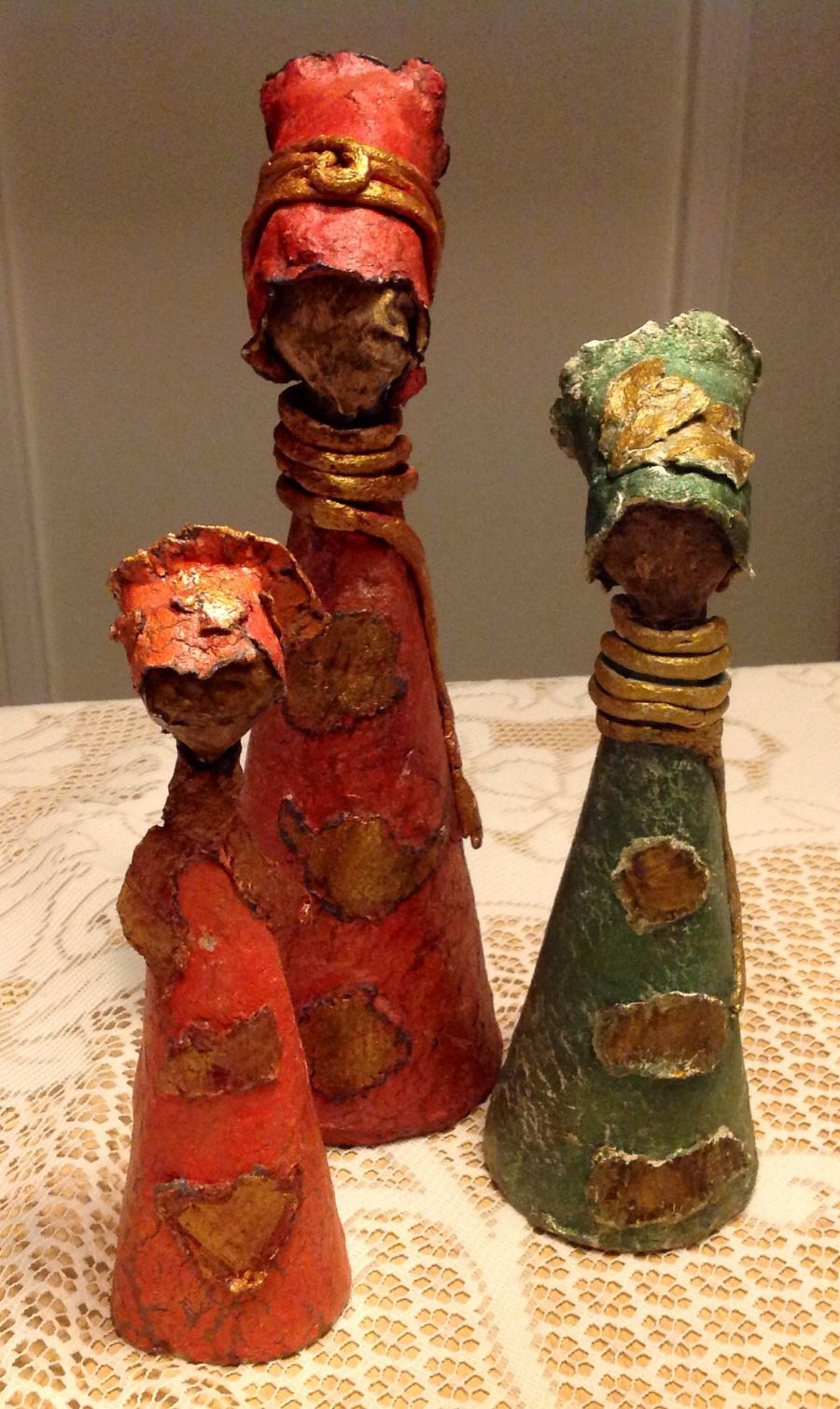 Powertex figurer – skulptur af Celinah Granvig