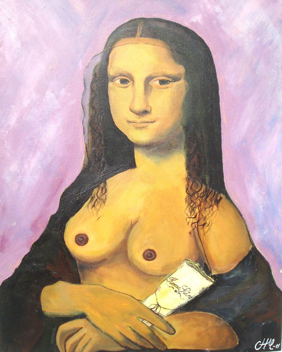 Mona Lisa smiles...