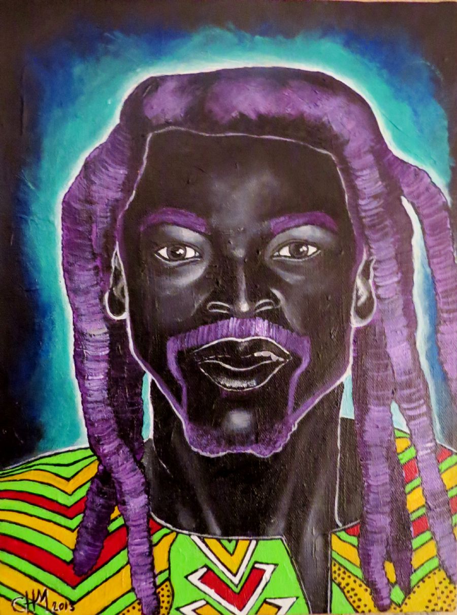 African man