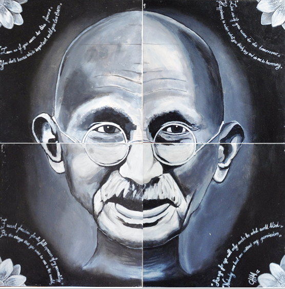 Mahatma Gandhi: "An eye for an eye makes