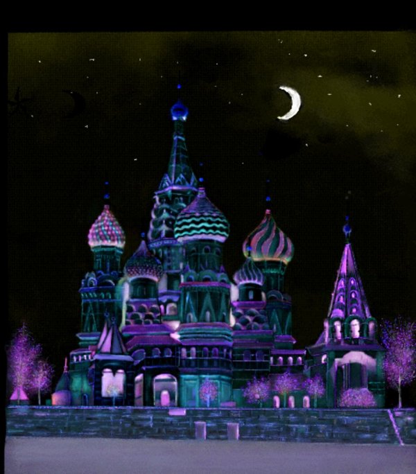 Moscow by night
