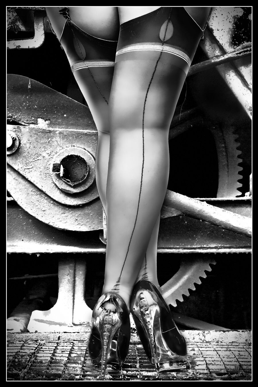 Train repair woman