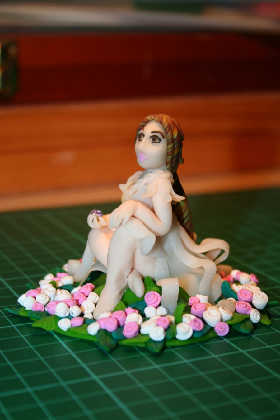 Blomster pige 1 fimo