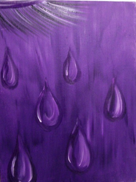 Purple tears