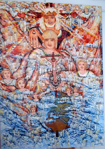 Jesus Kristus og englen med Frelsesbudsk