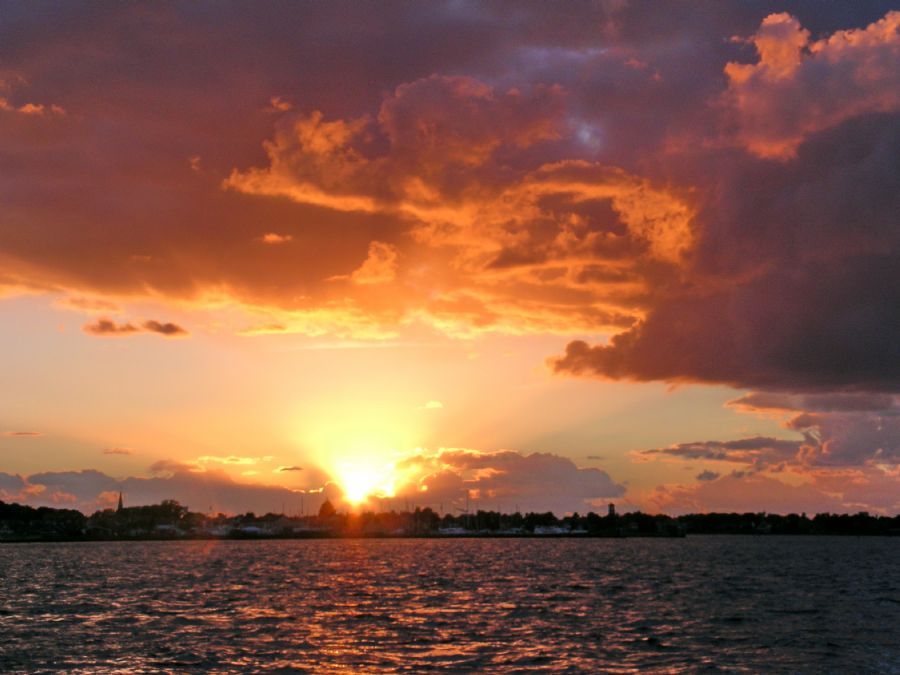 Solnedgang over Dragør