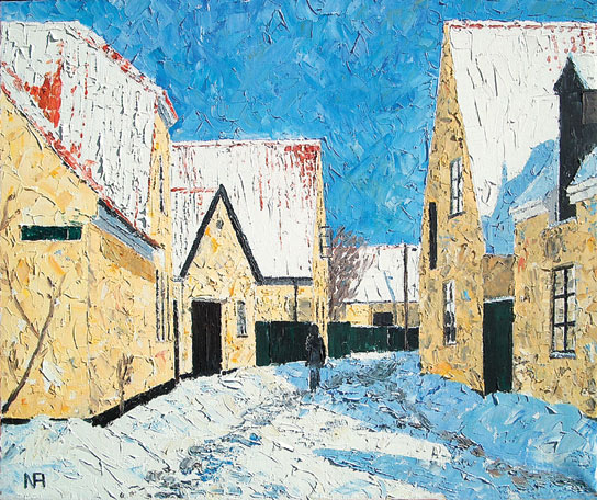Blegerstræde, Vinter, Dragør
