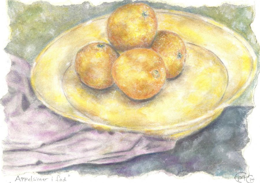Appelsiner i Fad