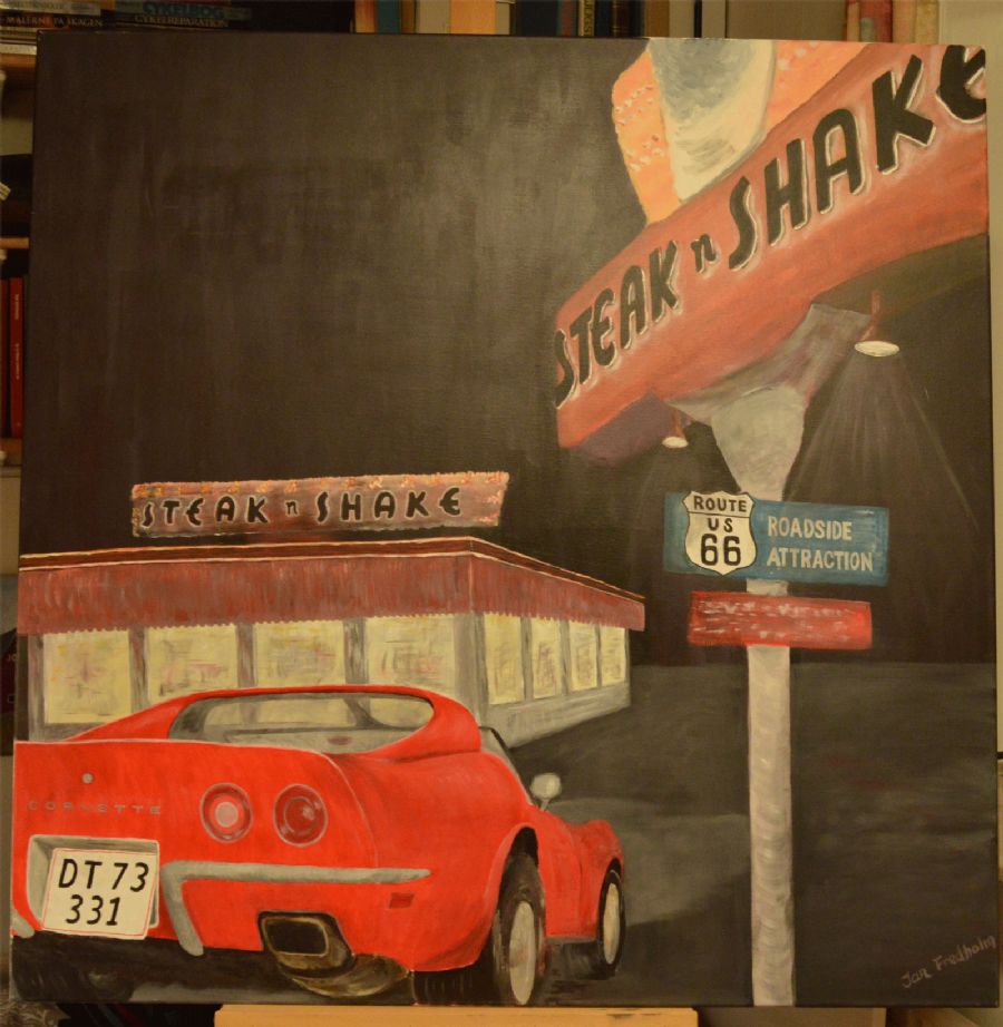 Red Corvette
