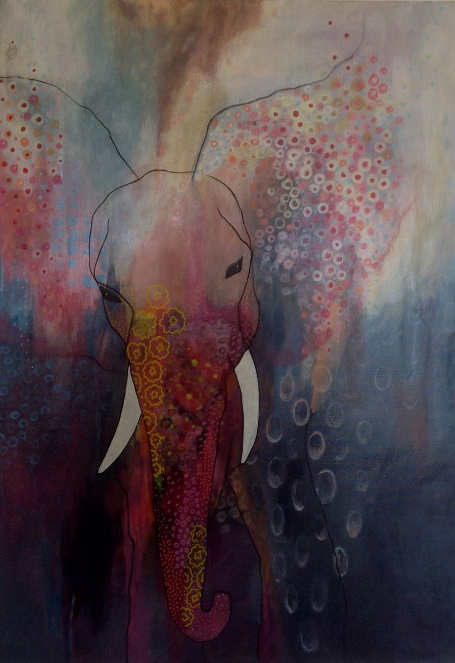 Indi-elephant/solgt