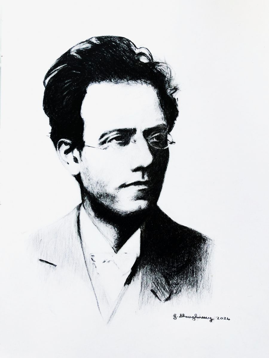 Gustav Mahler – maleri af Gary Shaughnessy
