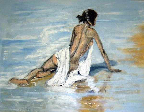 On the beach